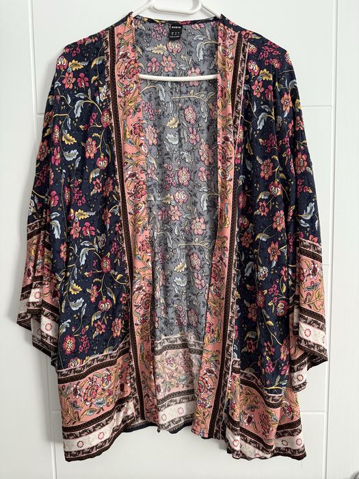 Kimono Shein cu imprimeu floral