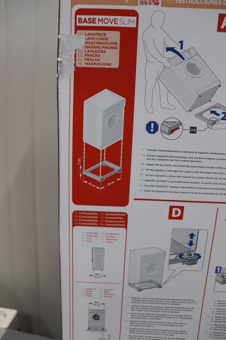 Комплект за застъпване на пералня и сушилня SLIM Meliconi, Универсален