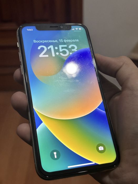 Смартфон IPhone X 256 gb состояние акум 100%