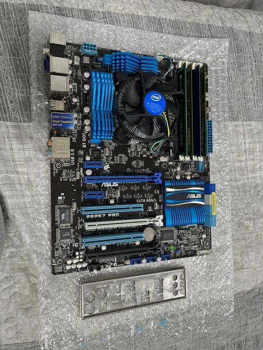 Kit placa de baza Asus P8P67Pro i72600K 16gb ddr3