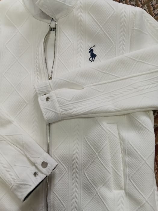 Белый кардиган Polo Ralph