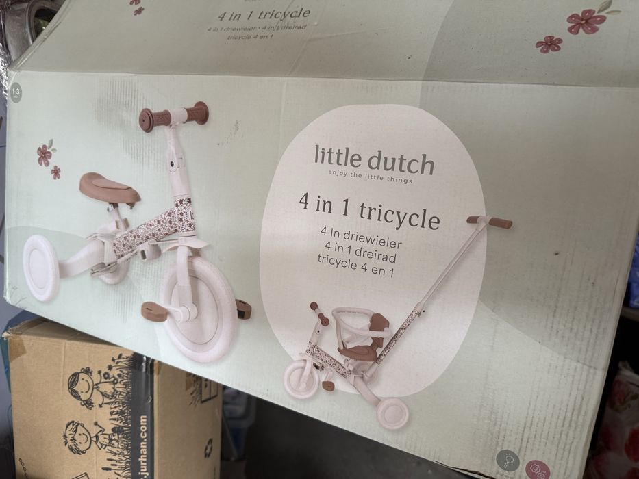 Tricicleta 4 in 1 little dutch