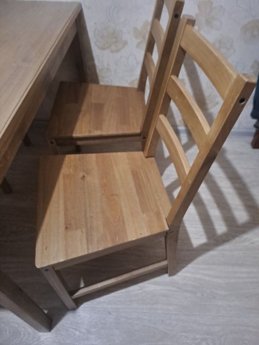 Стол кухонный со стульями новый