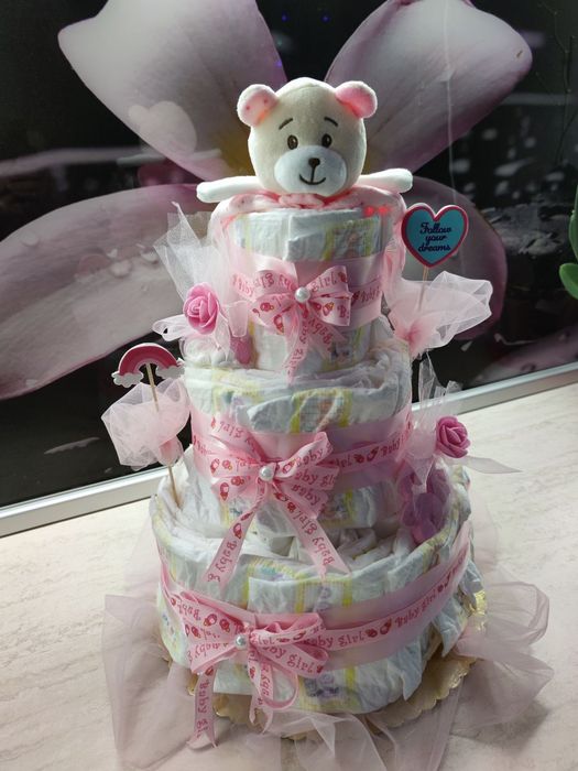 Торта от памперси