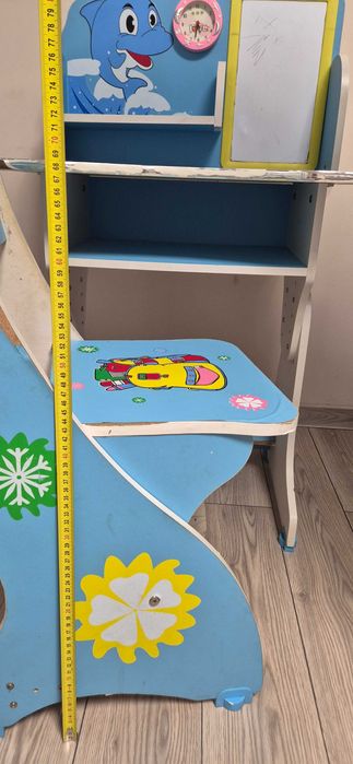 Birou copii reglabil cu scaun