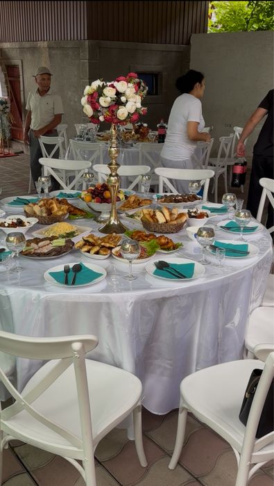 Аренда прокат стол, стулья, посуда