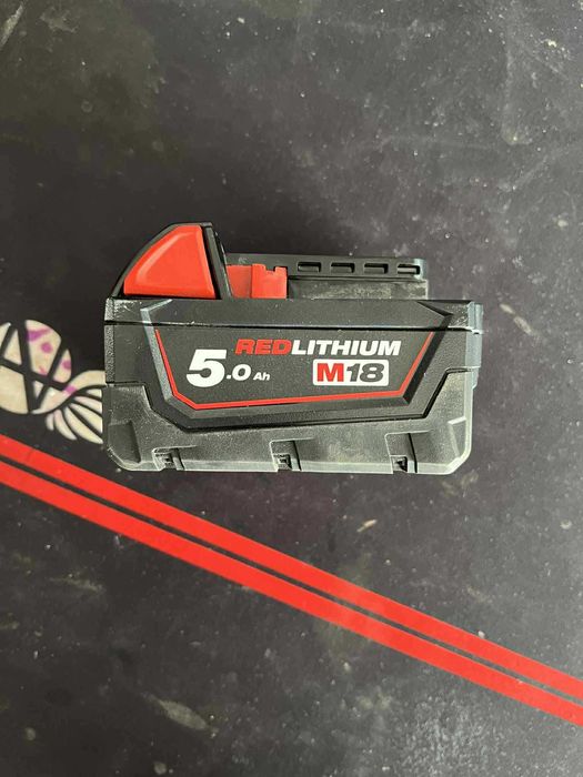 Baterie Milwaukee M18 REDLITHIUM 5.0 Ah – second hand