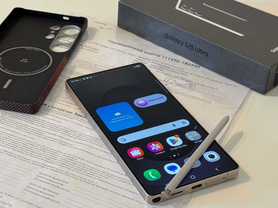 Бартер! Гаранция! Като НОВ! Samsung Galaxy S25 Ultra 512/12GB Titanium Black