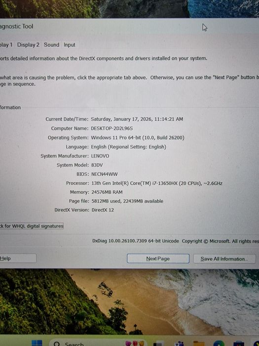 Laptop Lenovo LOQ 15IRX9