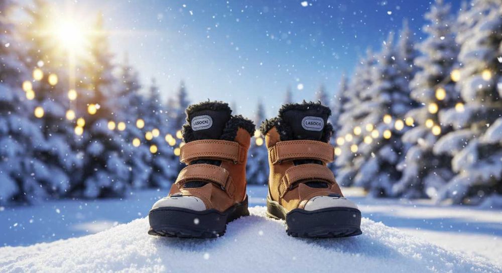 Бебешки ботуши / Детски ботуши Lasocki (кожа, непромокаеми, р. 25)