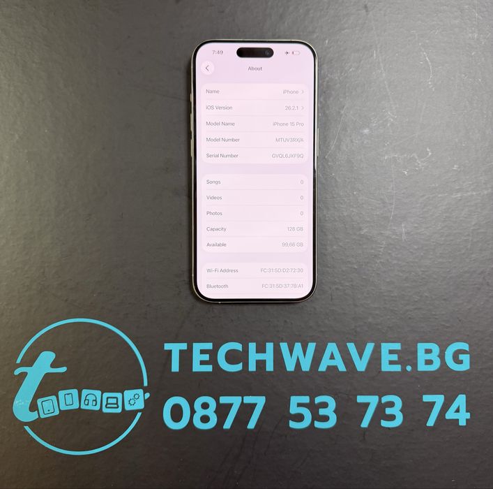 Apple iPhone 15 Pro 128GB Natural Titanium 88%