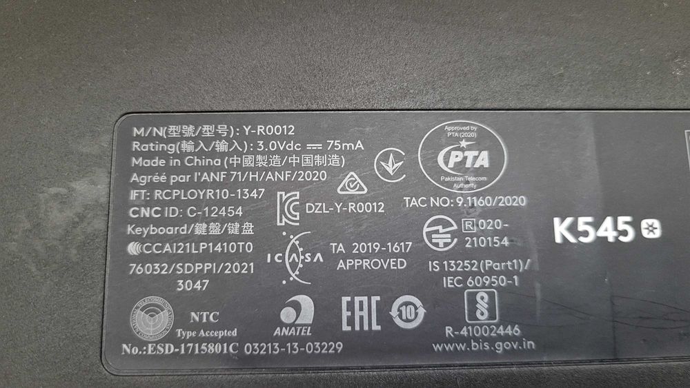 Logitech tastatura K545 ADVANCED Wireless Keyboard fuctuionala  50 lei