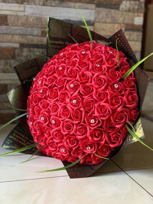 Buchet trandafiri de sapun