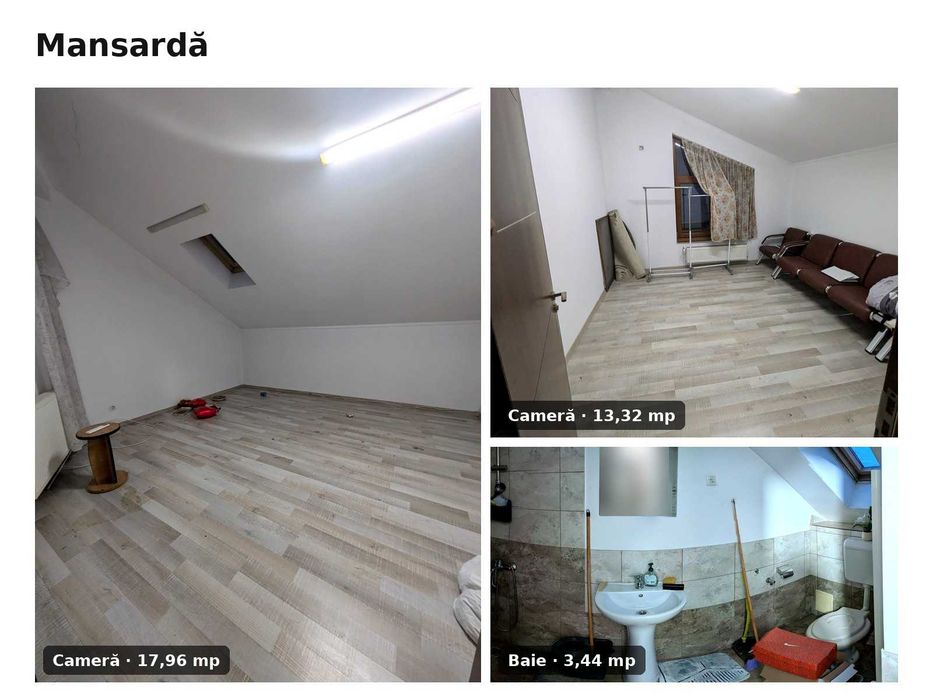 (PROPRIETAR) Vila P+1+M 7 camere 4 băi curte parcare - familie / firmă / cazare angajați