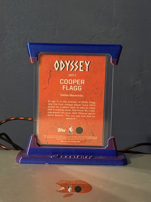 Dallas Mavericks Cooper Flag Odyssey Nba Topps