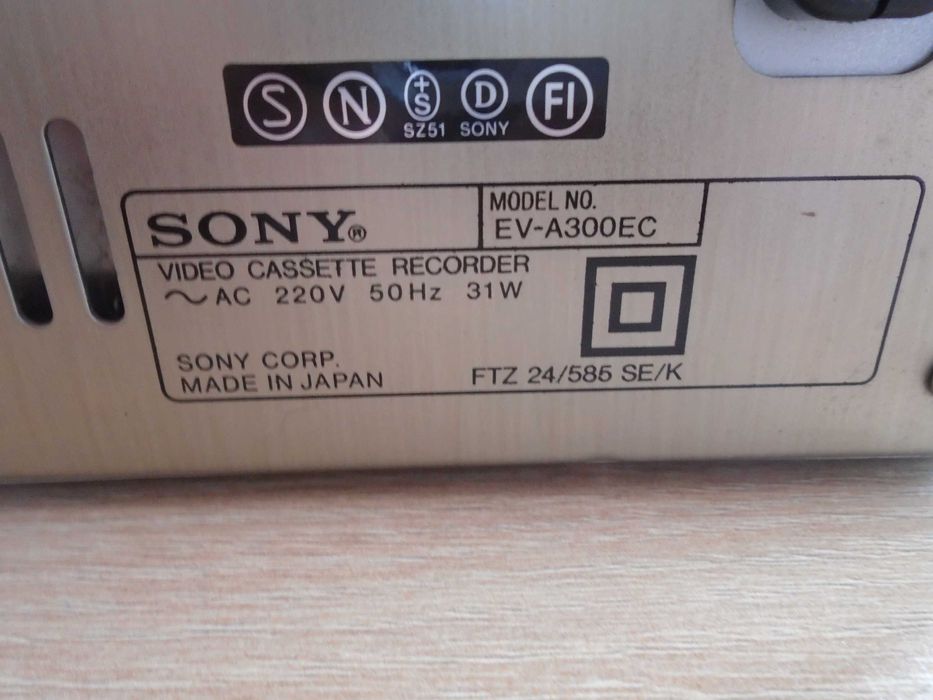video8 Sony ev-a300ec