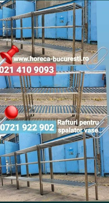 RAFT Inox 4 Polite FABRICA / RASTEL Inox pe Dim / RAFTURI Inox STOC /