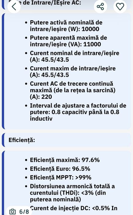 Invertor DEYE 10kw ongrid