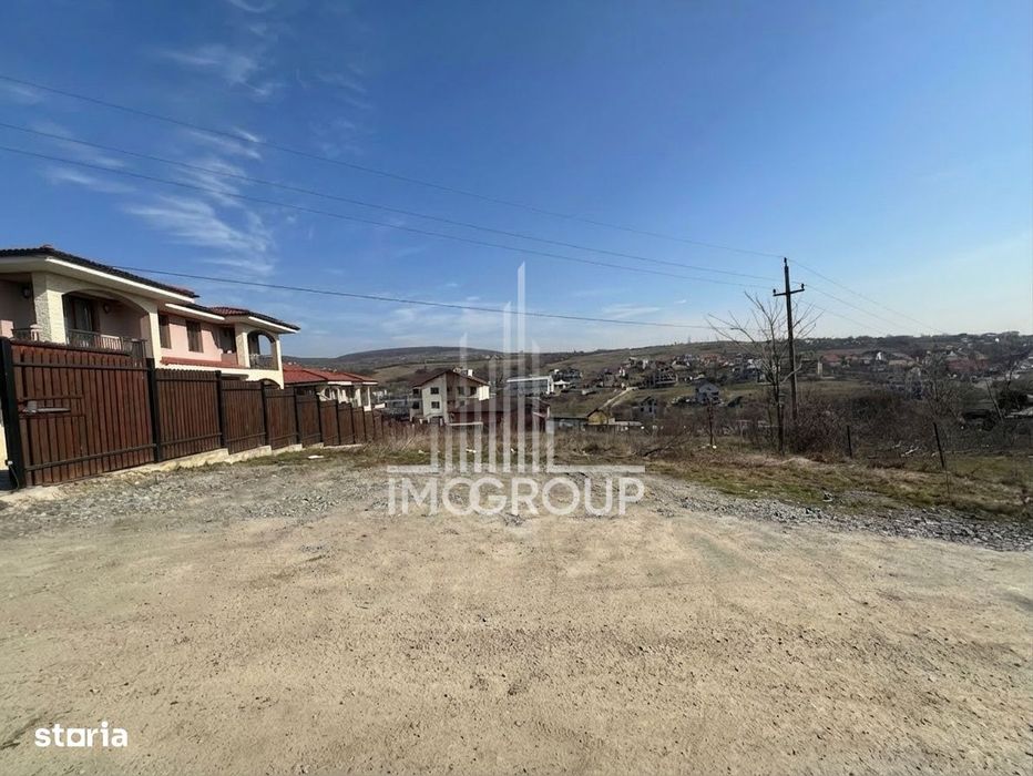 0% Teren 873 mp Baciu – ideal 2 case sau duplex | Front 17 m |
