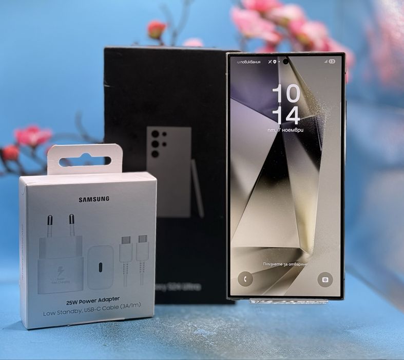 ГАРАНЦИОНЕН!!! Samsung Galaxy S24 Ultra, 12GB RAM, 256GB, 5G, Grey