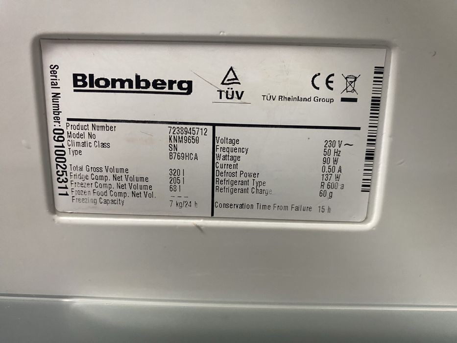 Хладилник с фризер Blomberg KNM 9650 No Frost