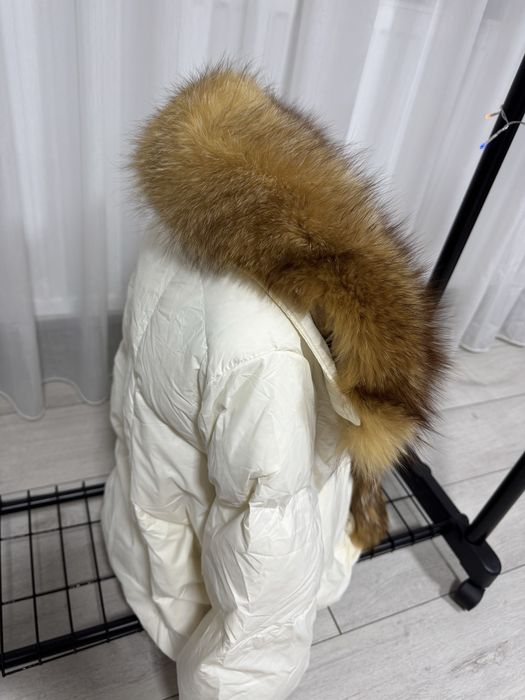 Geaca cu blana naturala de vulpe