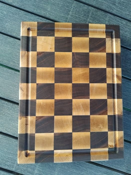 Ръчно изработена Кухненска дъска от екзотична дървесина
