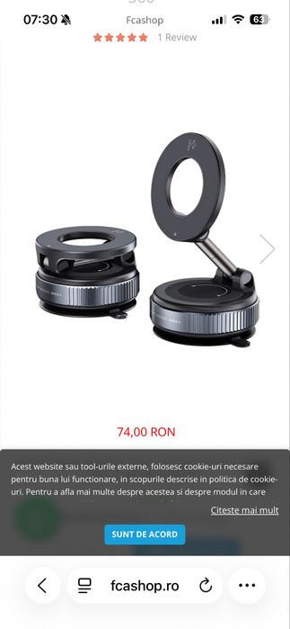 Suport telefon magnetic
