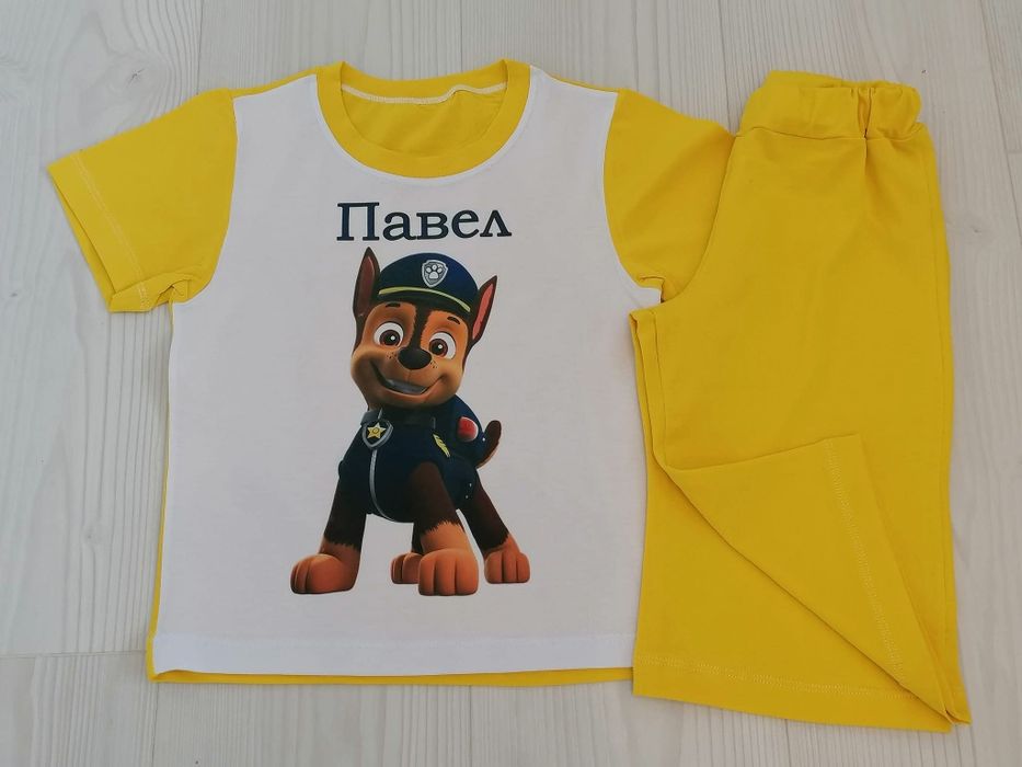 Детска пижама с картинка и име по ваш избор