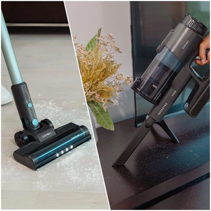 Вертикална прахосмукачка 3 в 1 Cecotec Rockstar 1500 Ray Pure 08422