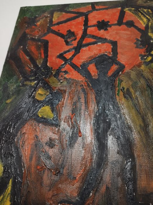 Pictura in ulei pe panza W. Hartmann " Speranta " 1