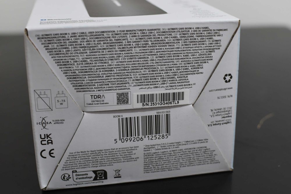 Vand Boxa Bluetooth Ultimate Ears Boom 4 Sigilat