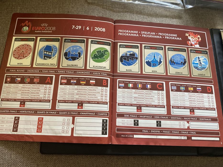 Album Panini Euro 2008 /2016 , Cartonase Toops Ucl /Premier League