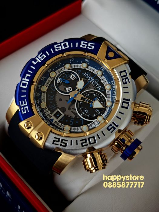 INVICTA Foxhound gold 57 mm, Инвикта нов ръчен часовник