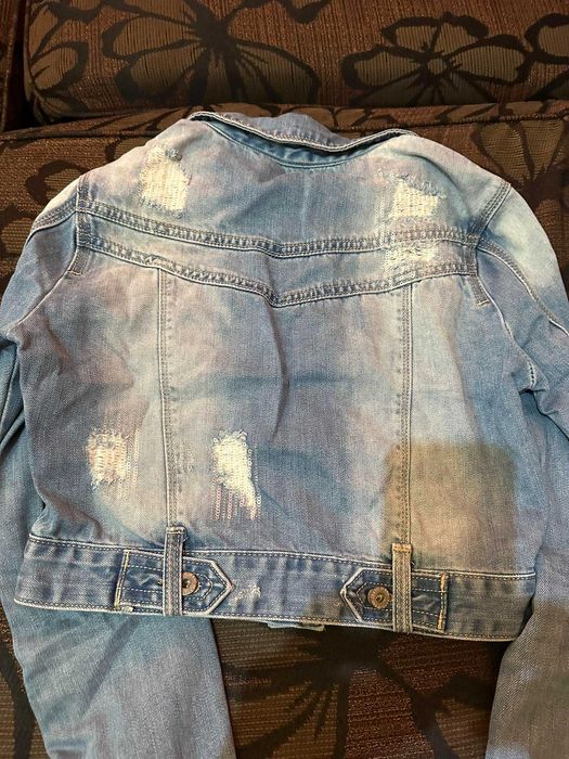 нов Дамски панталон широк в зелен цвят, и Дамско дънково яке цена