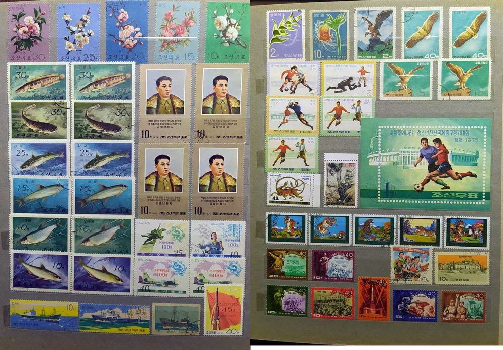 Коллекция почтовых марок Северной Кореи