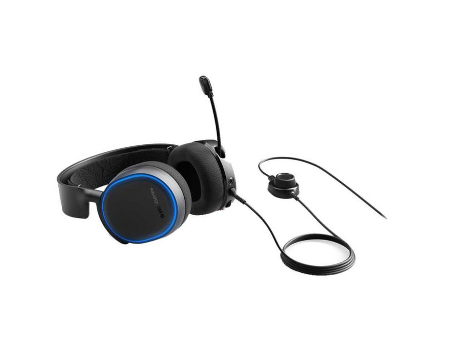 Casti gaming SteelSeries Arctis 5, Negru