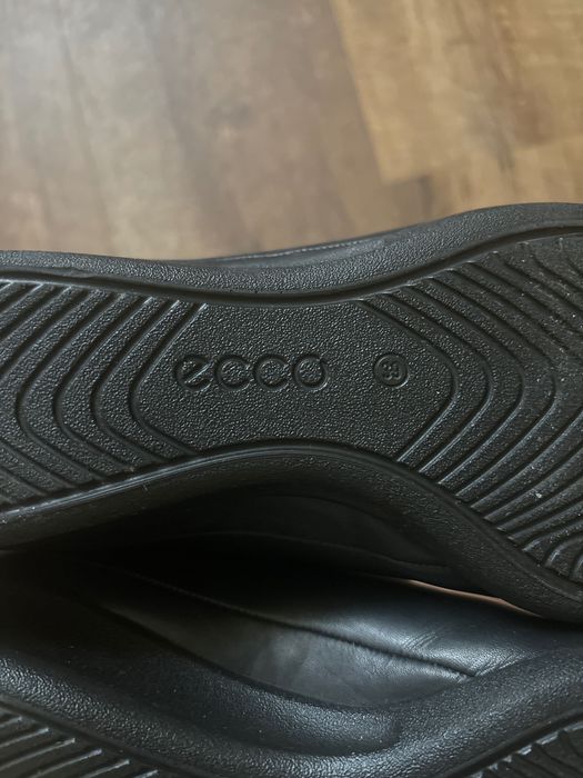 женские туфли ecco черные