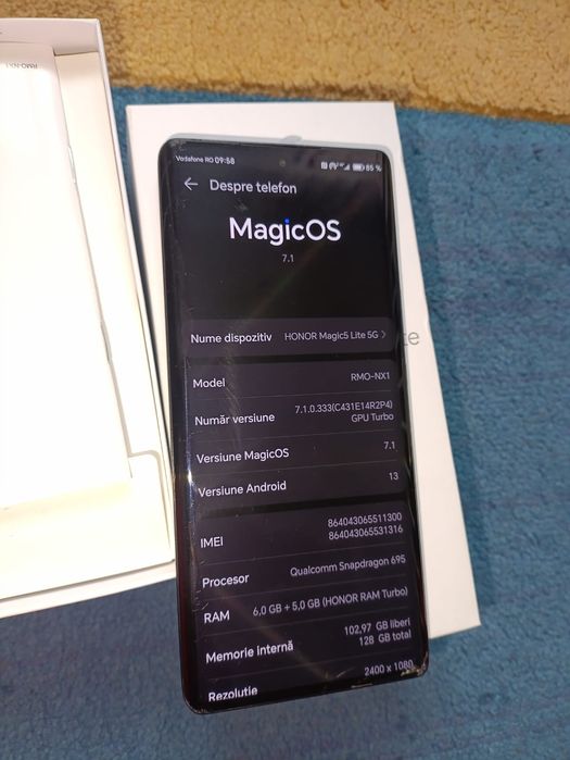 Vând honor magic 5 lite 5G