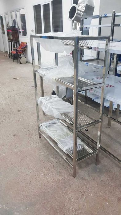 Сушилка для тарелок нержавейка. Sushilka