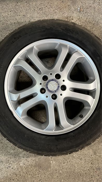 Roti  255 55 18 jante ORIGINALE MERCEDES aliaj cu anvelope ML