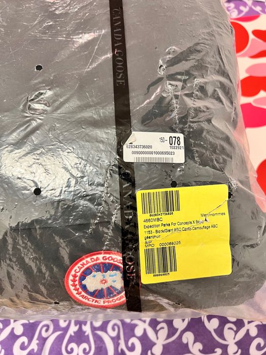 Canada Goose x Bape x Concepts ABC Camo Expedition Parka