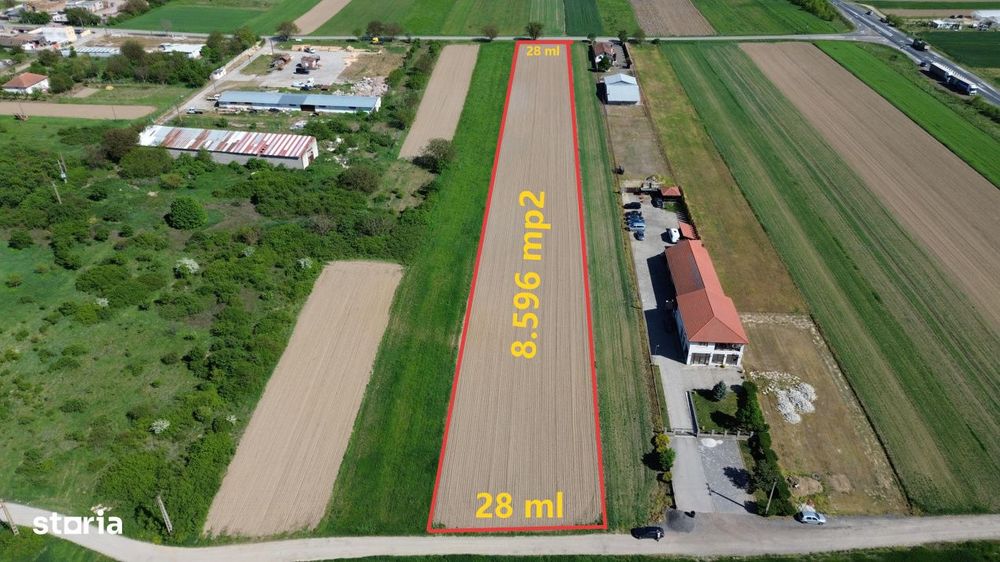 Teren de 8.596 mp de vanzare in Lugojel