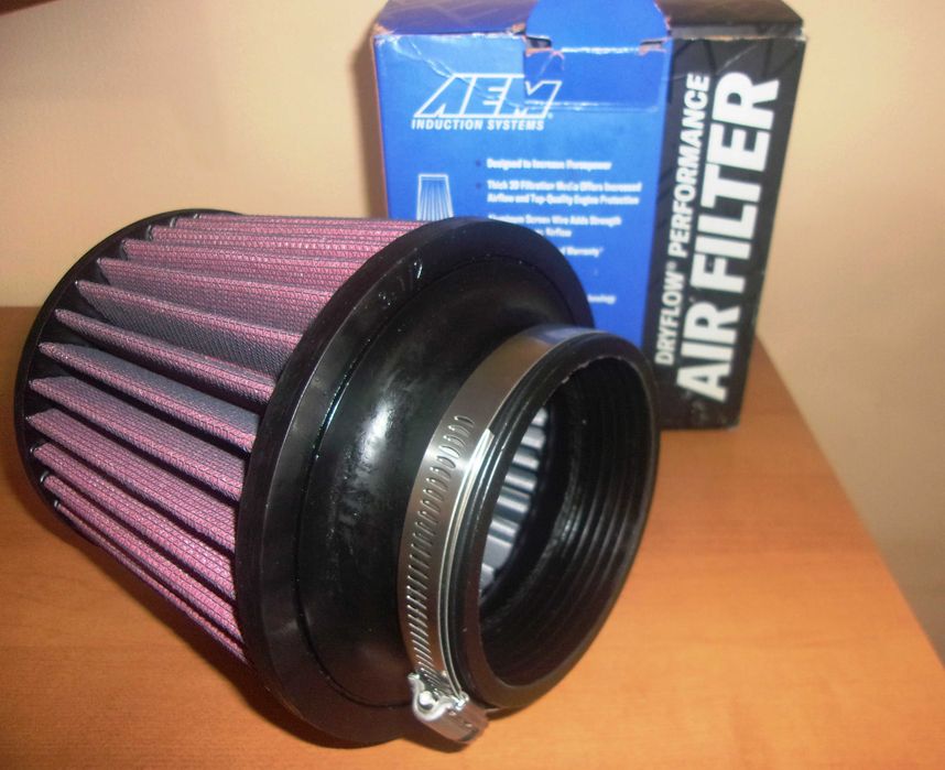 Спортен филтър AEM Dryflow - USA, отвор 90мм, нов, промо цена!
