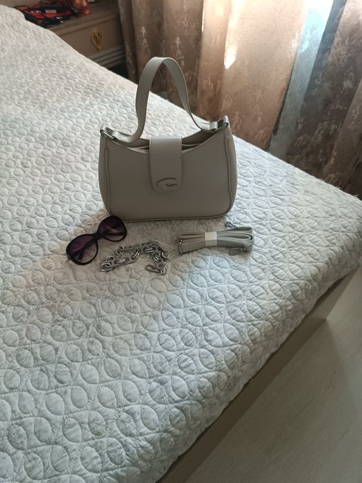 Сумка женская светло серая