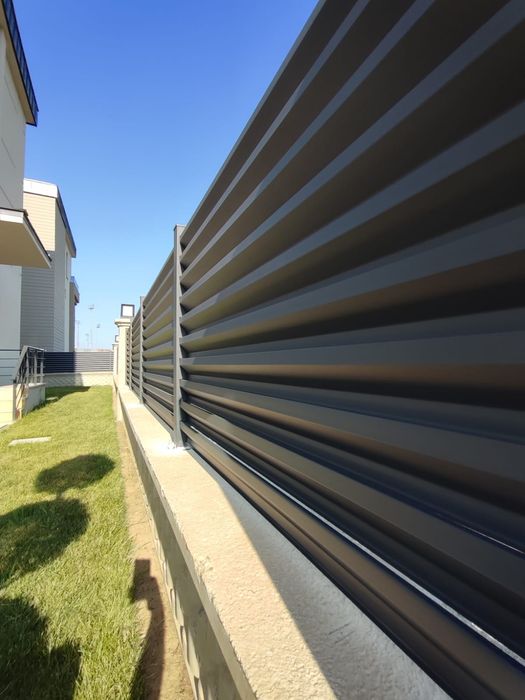 Ограда тип щора с ламели 80 лв на м2