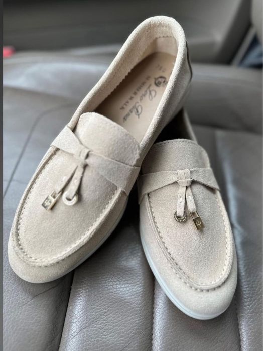 Мокасини Loro естествена кожа