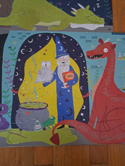 Робот Learning resources и няколко пъзела