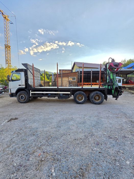 Camion forestier Volvo FM 12 , 327.000 reali, verificabili, macara forestieră profesionala