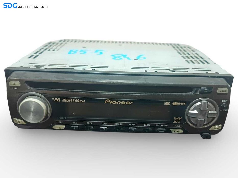 Unitate Radio CD Player Pioneer Multimarca Volkswagen Audi Skoda Seat Peugeot Citroen Dacia Renault Ford 1995 - 2020 [A0803]